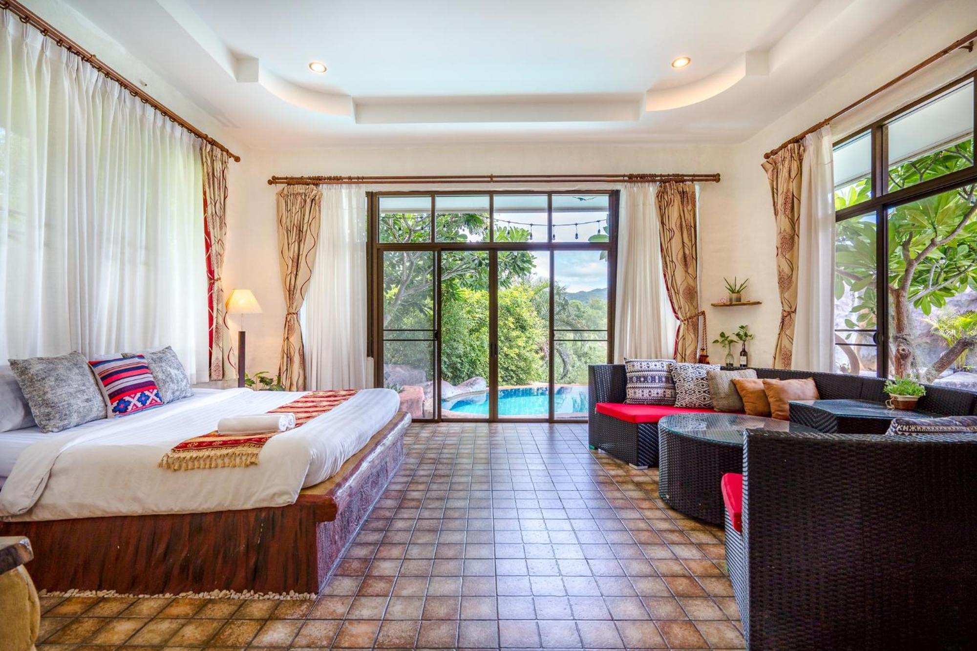 Huahin I-Din Poolvilla วิลล่ากลางธรรมชาติ วิวภูเขา เป็นส่วนตัว 외부 사진
