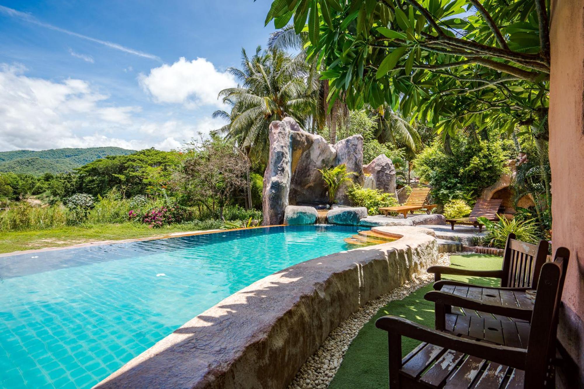 Huahin I-Din Poolvilla วิลล่ากลางธรรมชาติ วิวภูเขา เป็นส่วนตัว 외부 사진