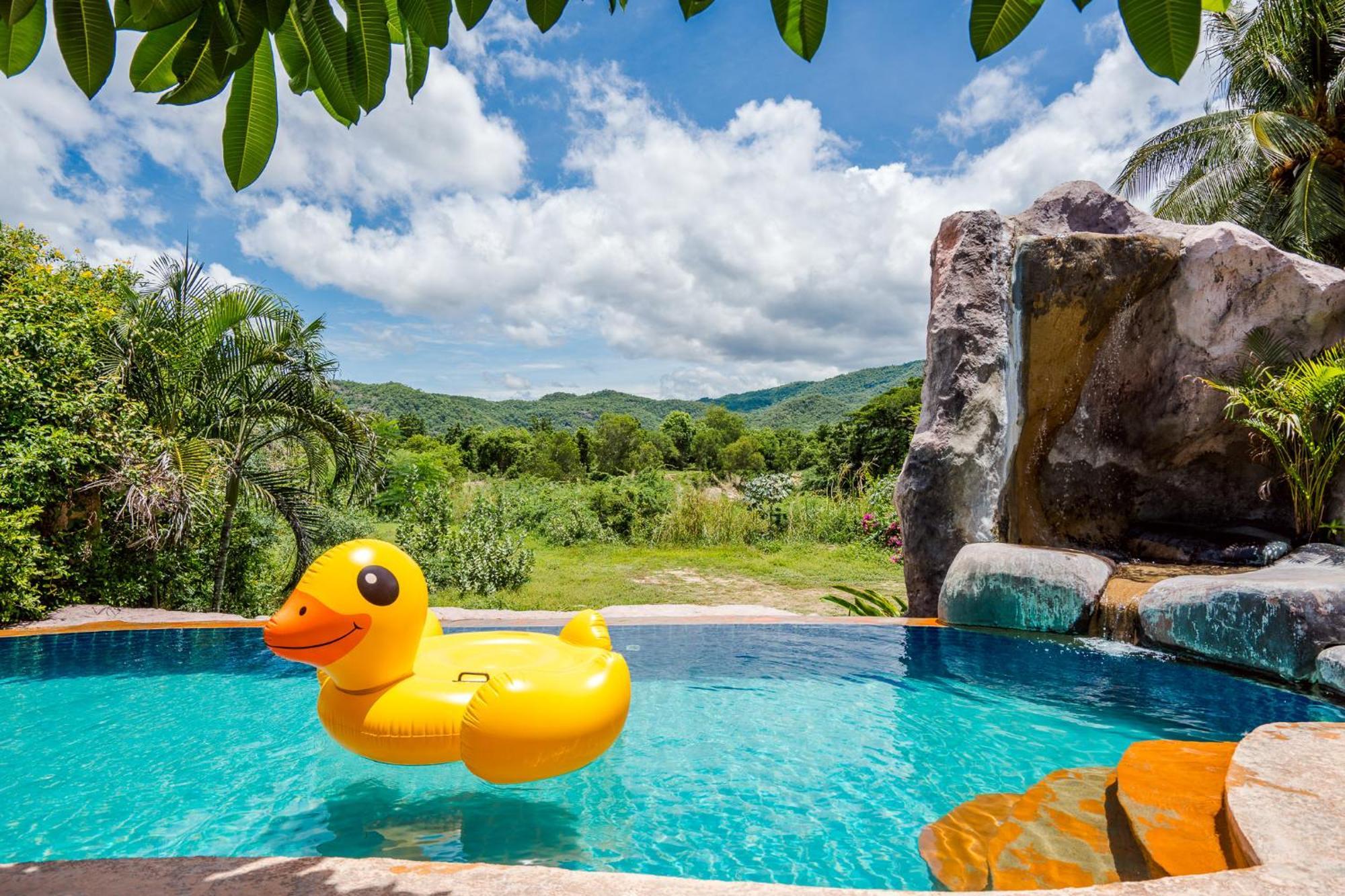 Huahin I-Din Poolvilla วิลล่ากลางธรรมชาติ วิวภูเขา เป็นส่วนตัว 외부 사진